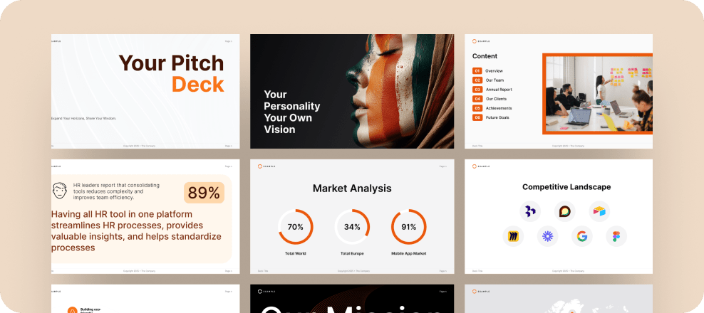80+ Pitch Deck & Presentation Templates