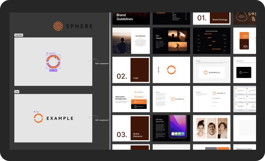 Custom logo demonstration